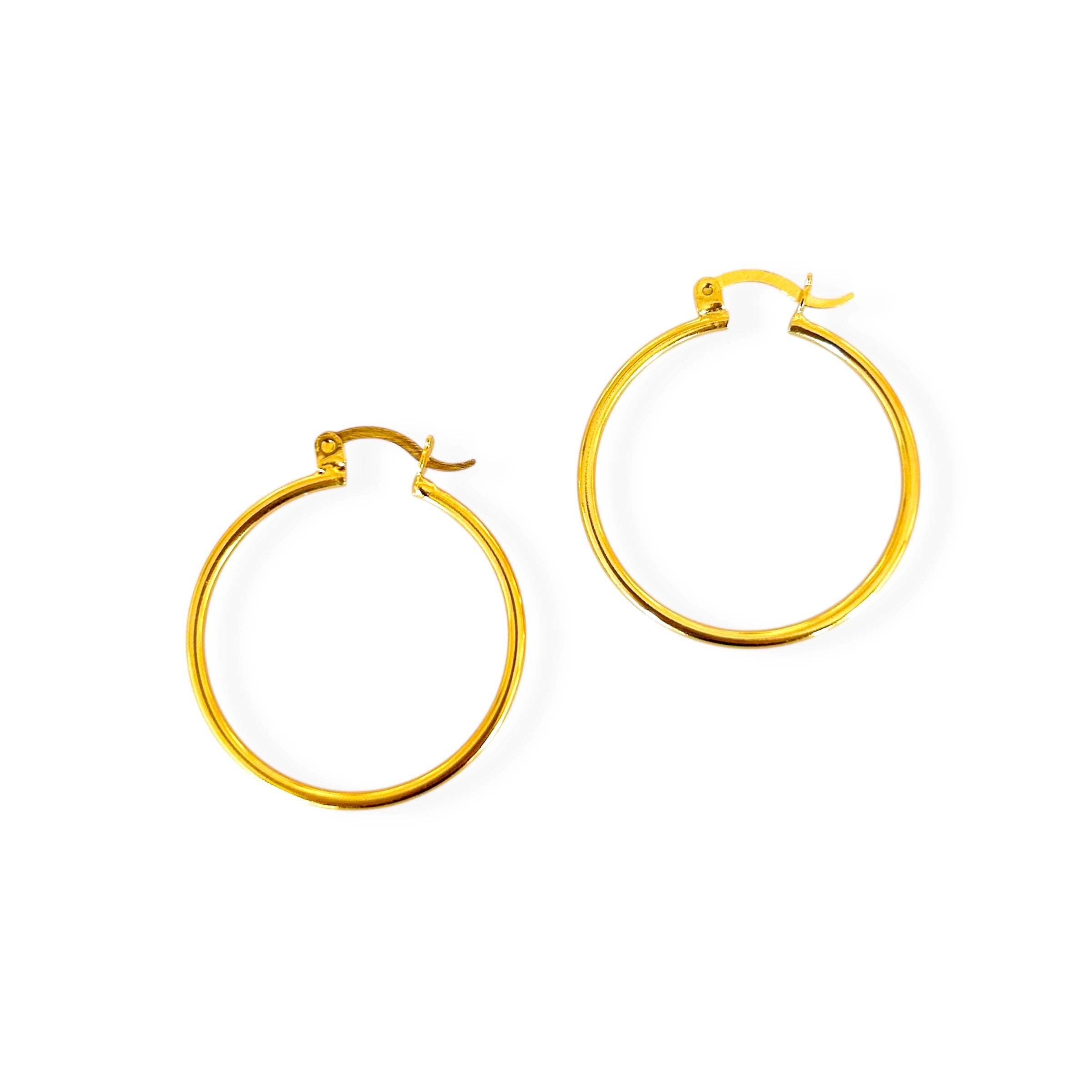 Arracadas lisas grandes