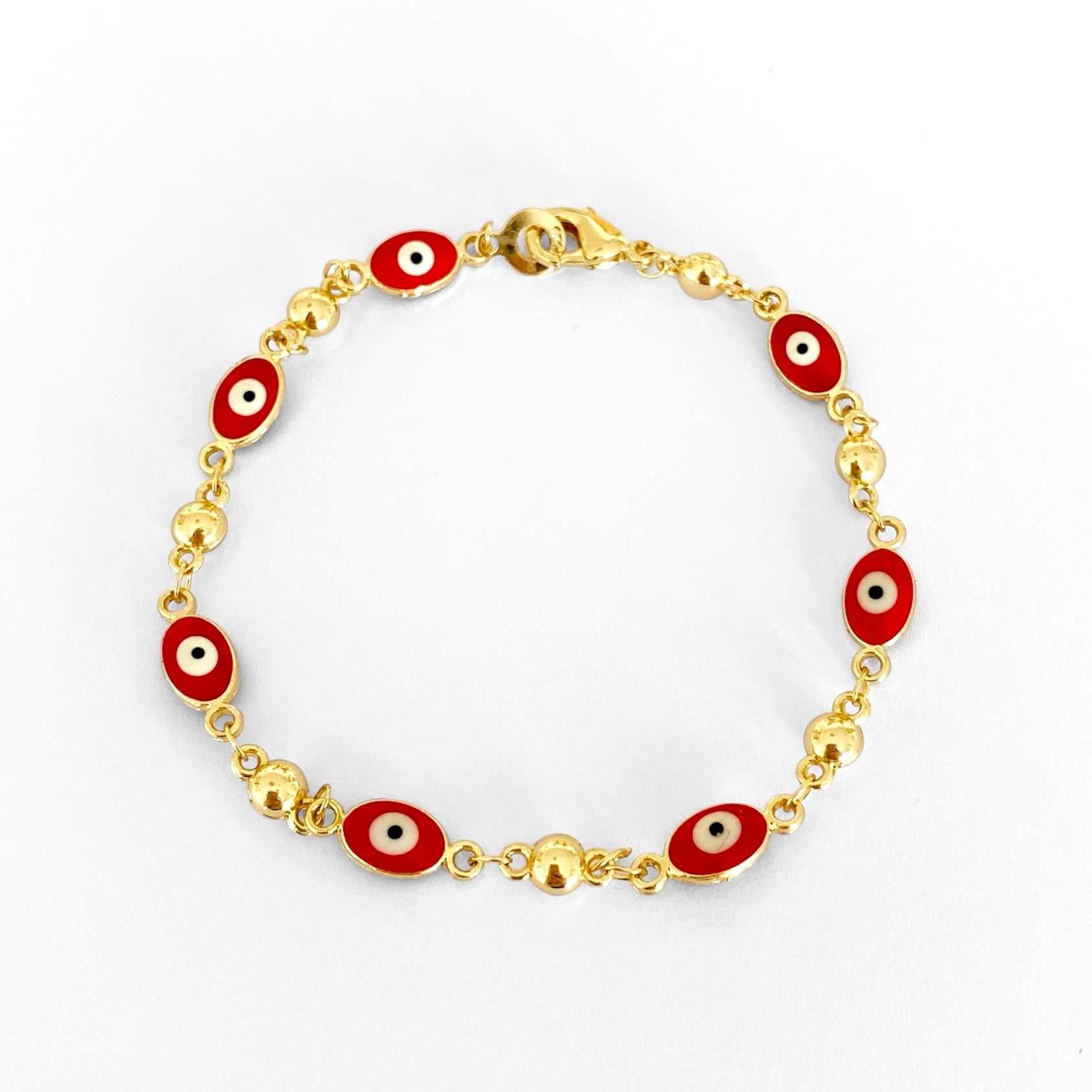 Pulsera red eye dorada