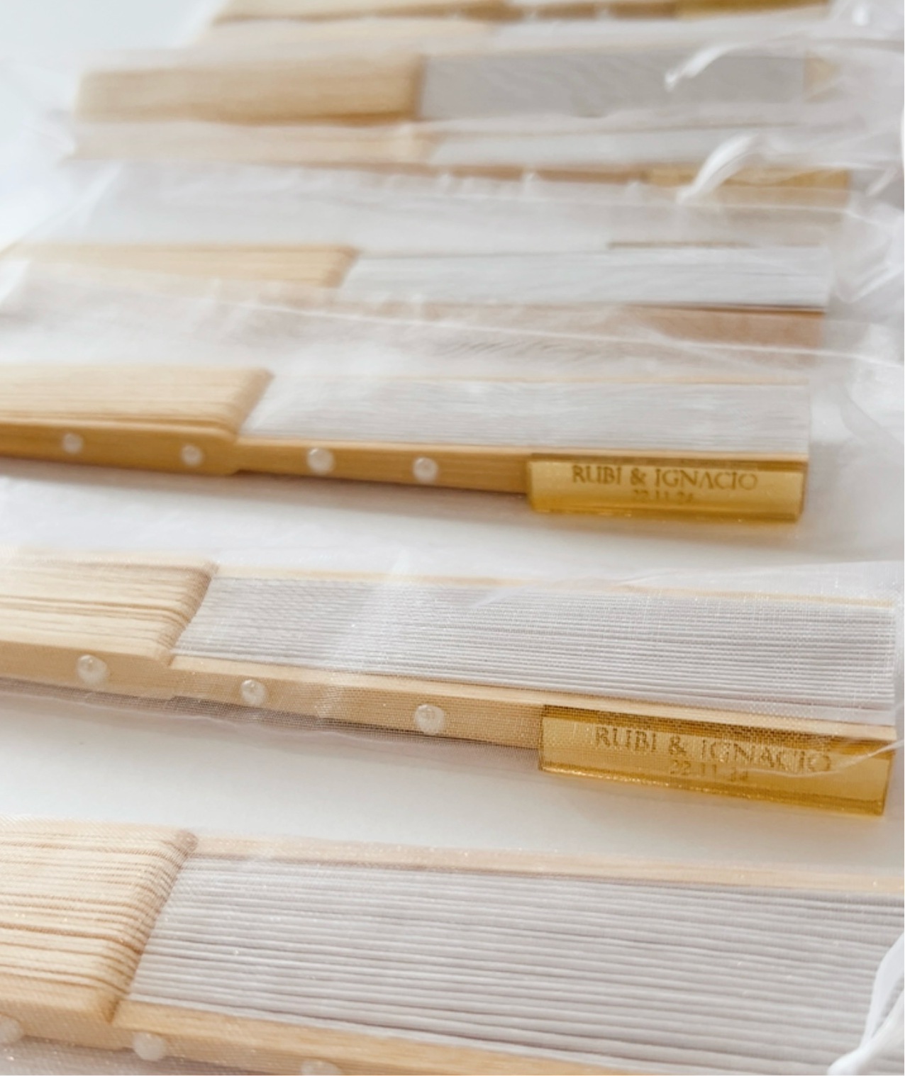 Abanicos boda personalizados (paquete)