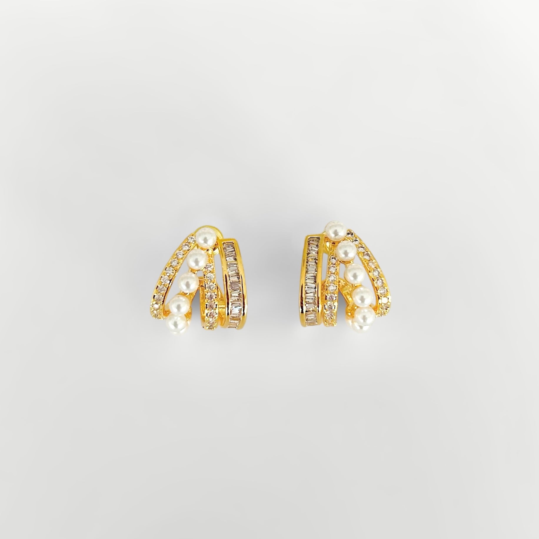 Hoops mini zirc con Perla