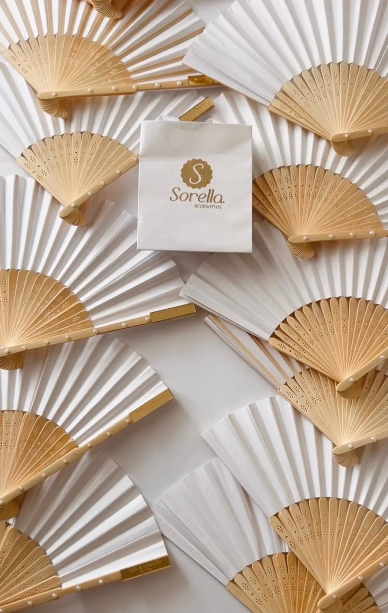 Abanicos boda personalizados (paquete)