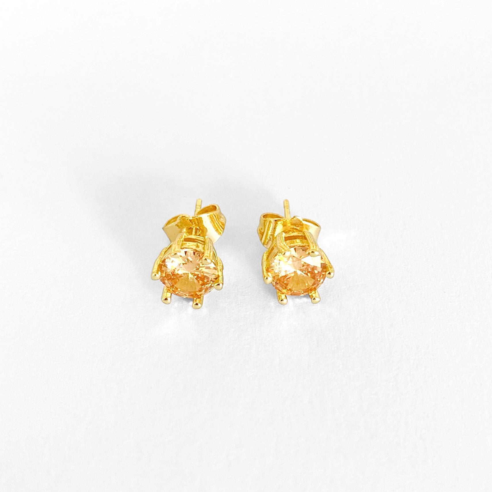 Broqueles zirc naranja