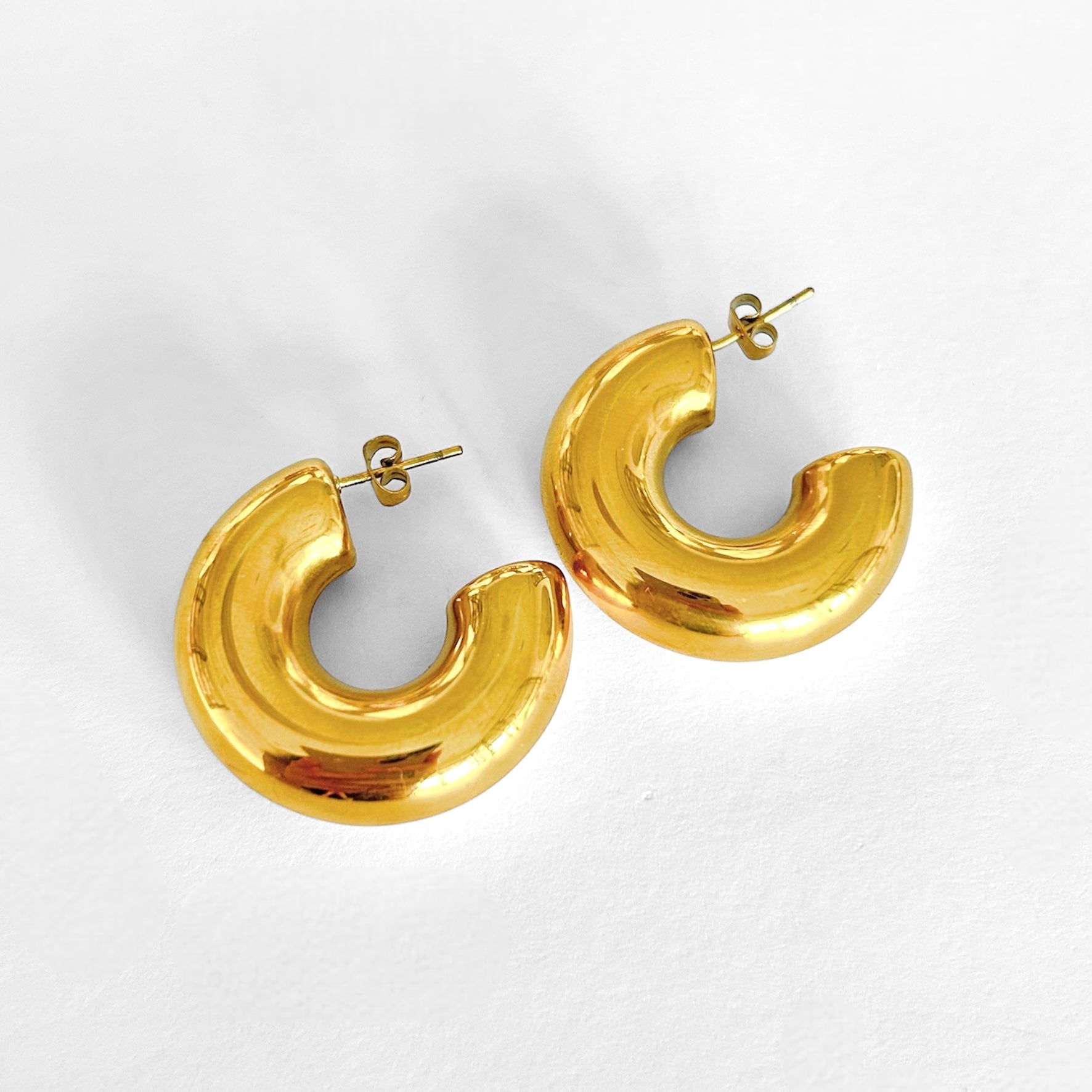 Hoops gruesas medianas lisas