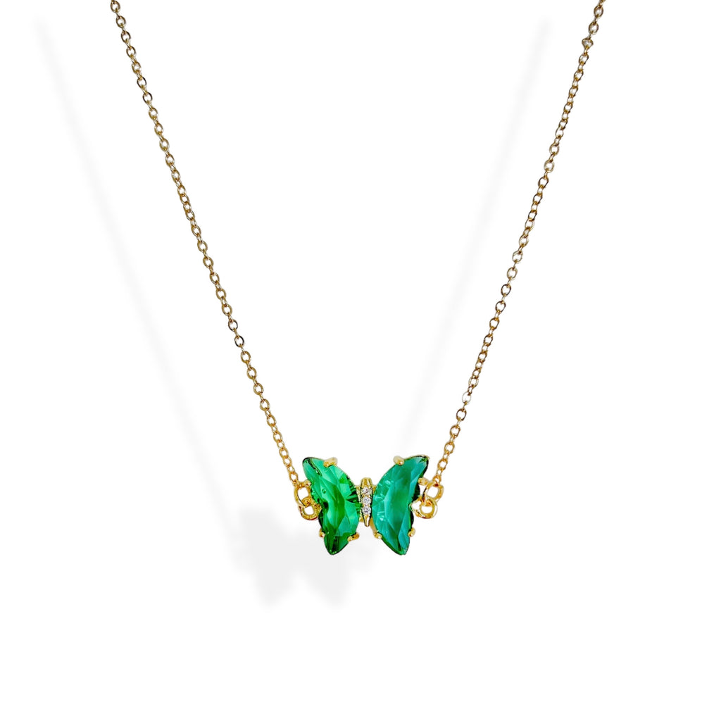Butterfly Green Necklace