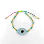 Rainbow blue Eye bracelet