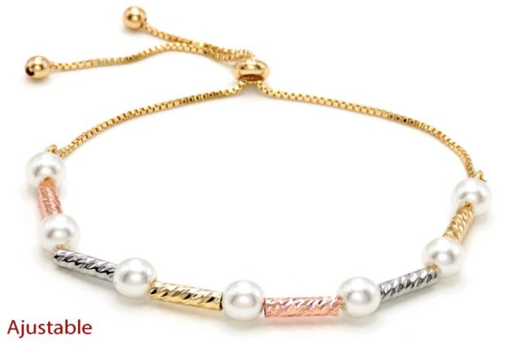 Pulsera perla color