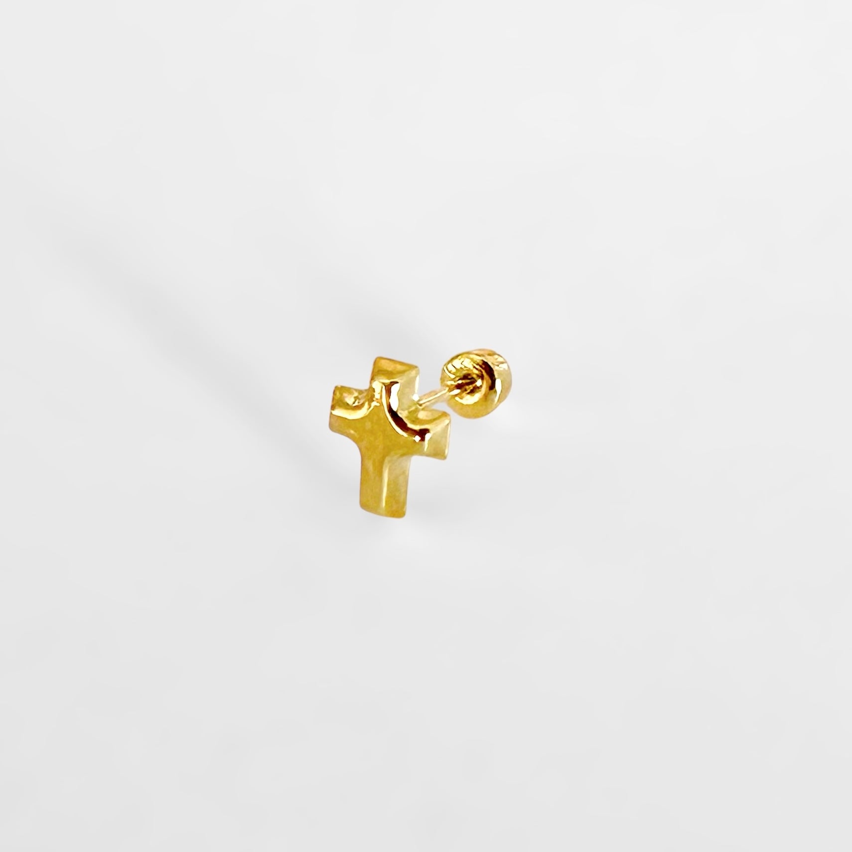 Piercing cruz oro 10k