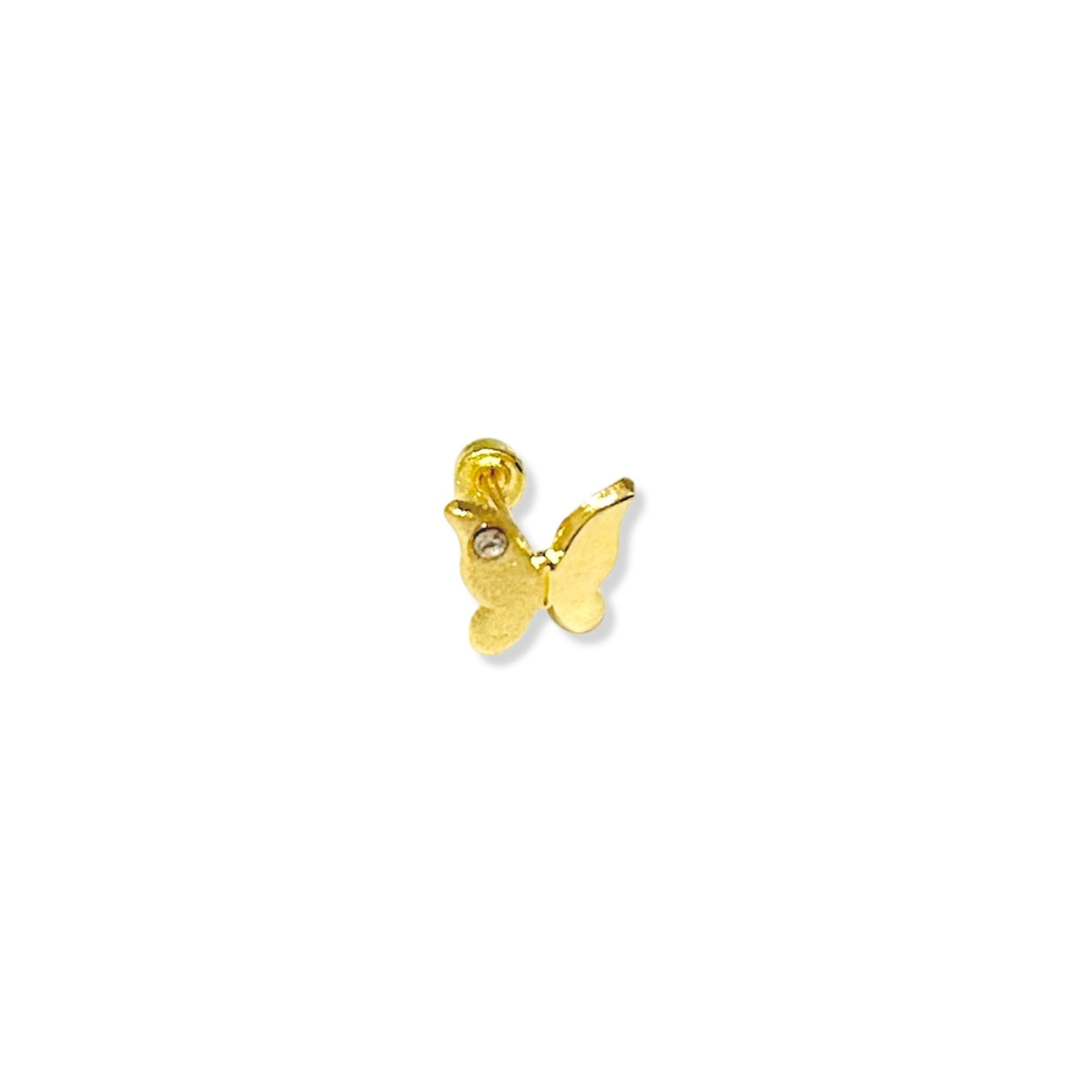 Piercing mariposa oro 10k