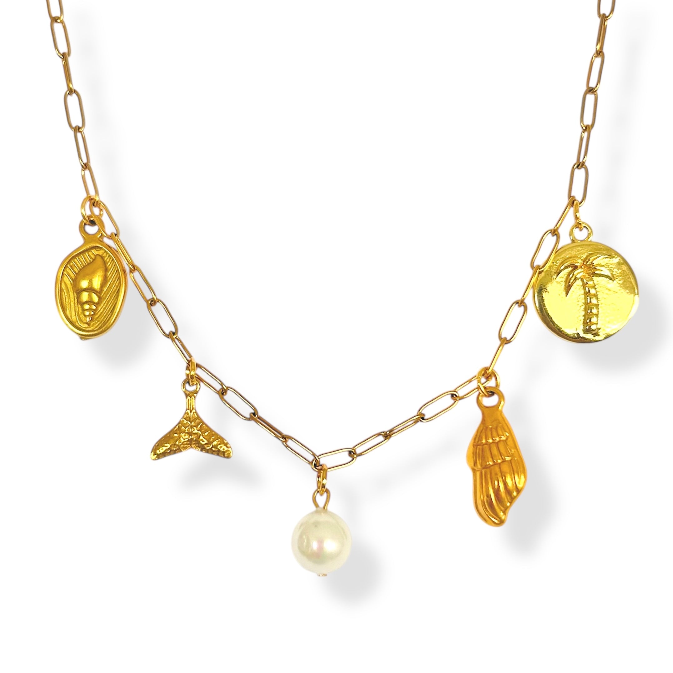 Isabella Charm Bar Necklace