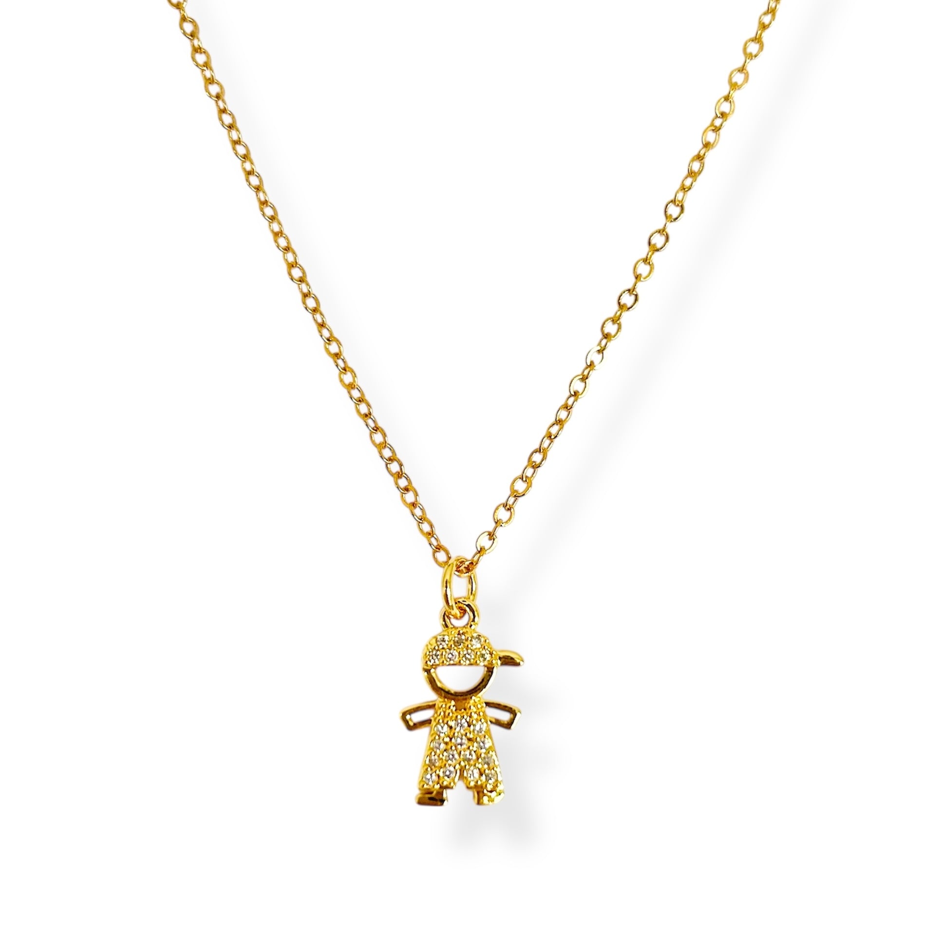 Cadena niño zirconia