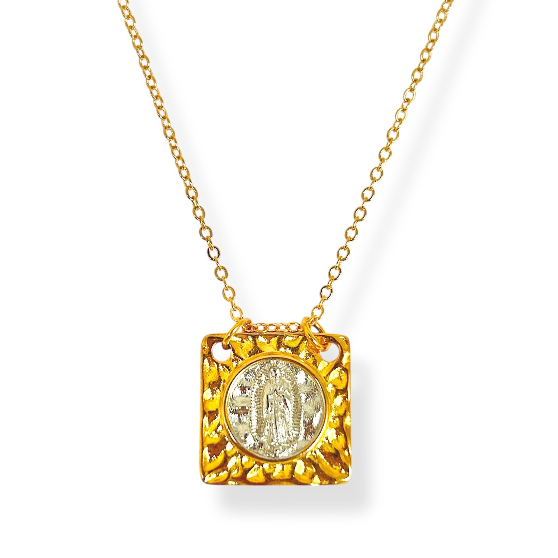 Cadena escapulario Virgen