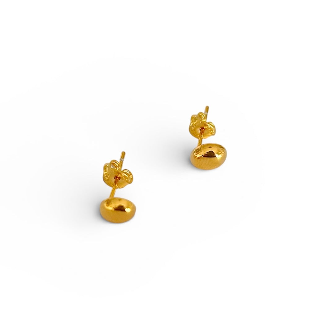 Circle Gold Earrings