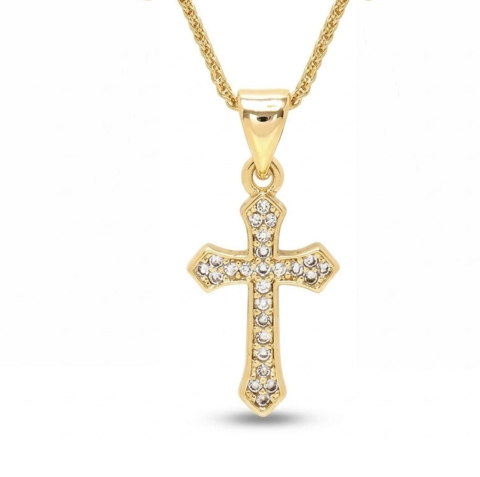 Cadena Cruz zirc gotica