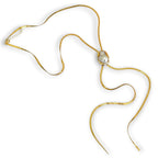 Collar corbatín perla planchado