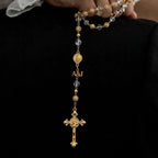 Rosario marquese dorado personalizado