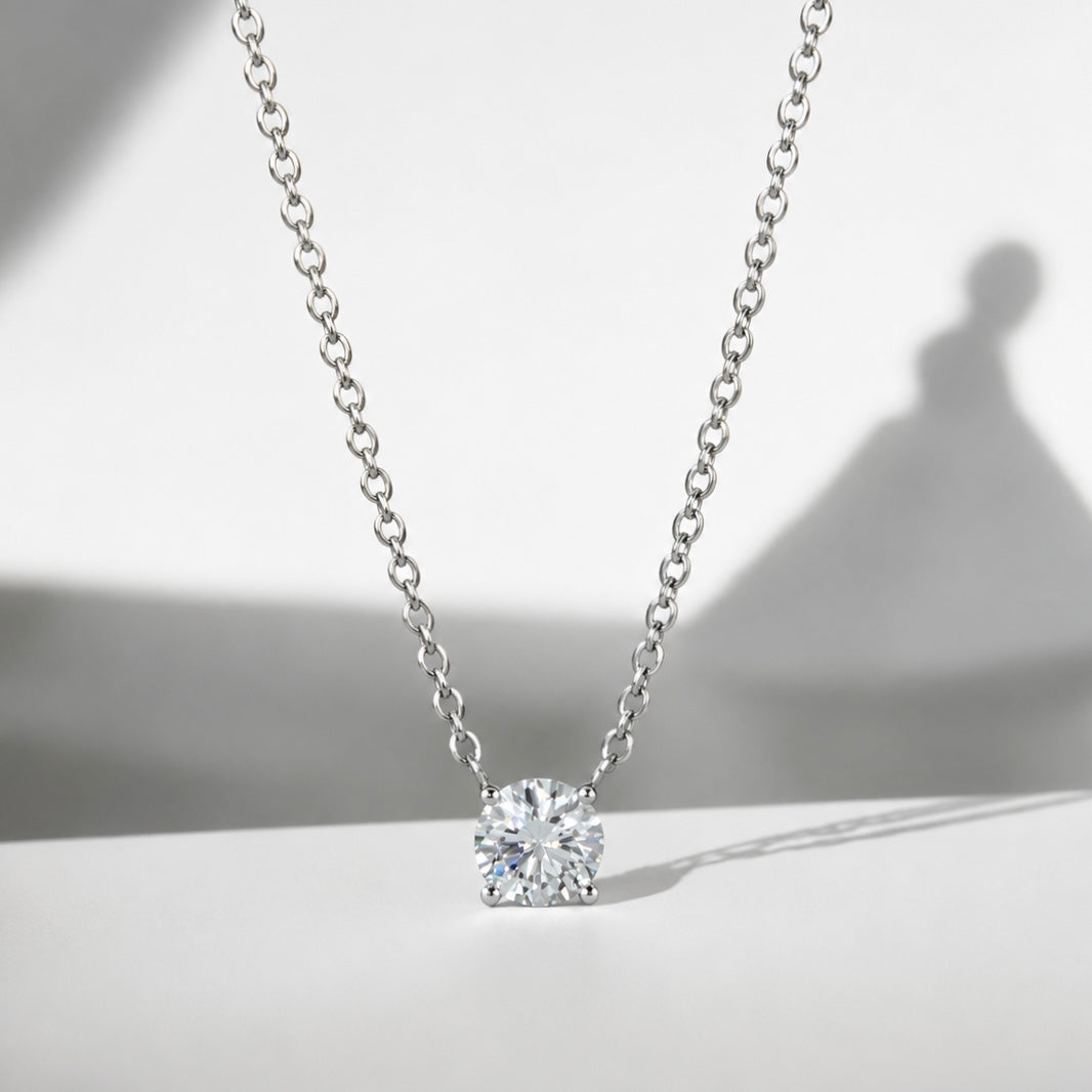 Cadena dije diamante moissanita