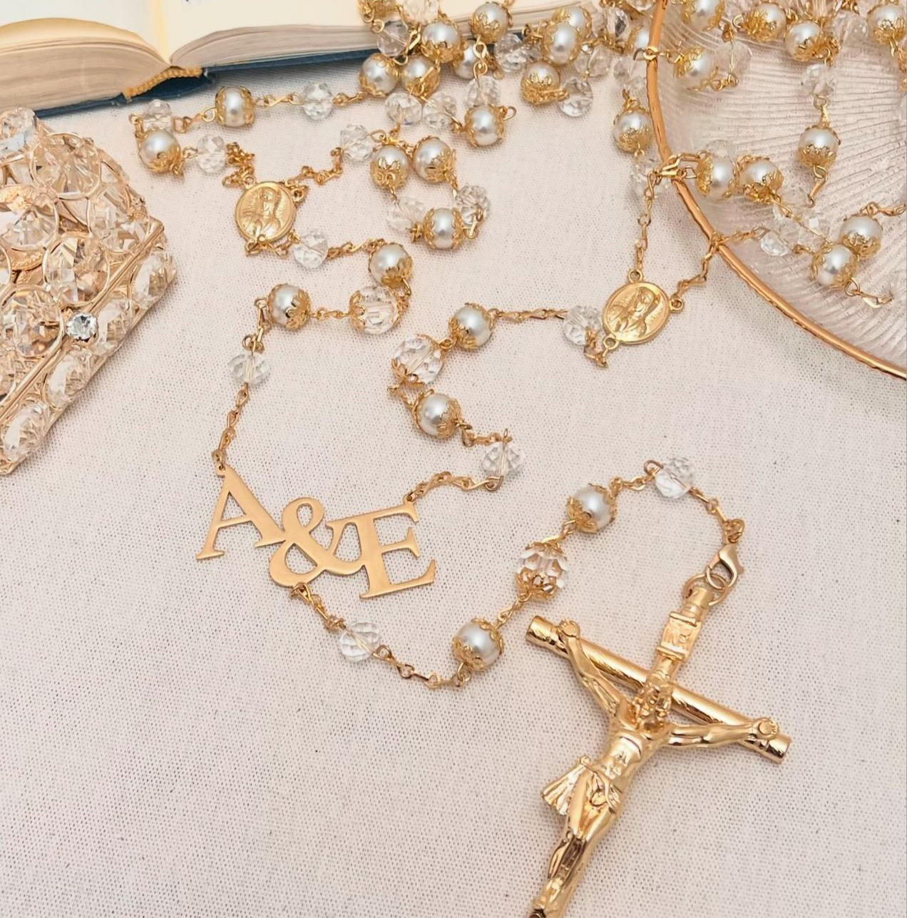 Lazo dorado personalizado