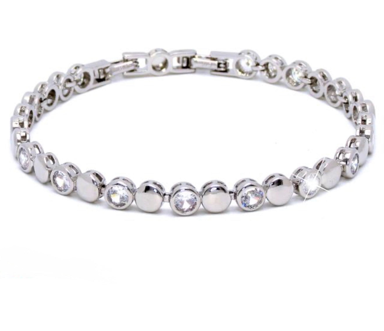 Pulsera plata zirc sw