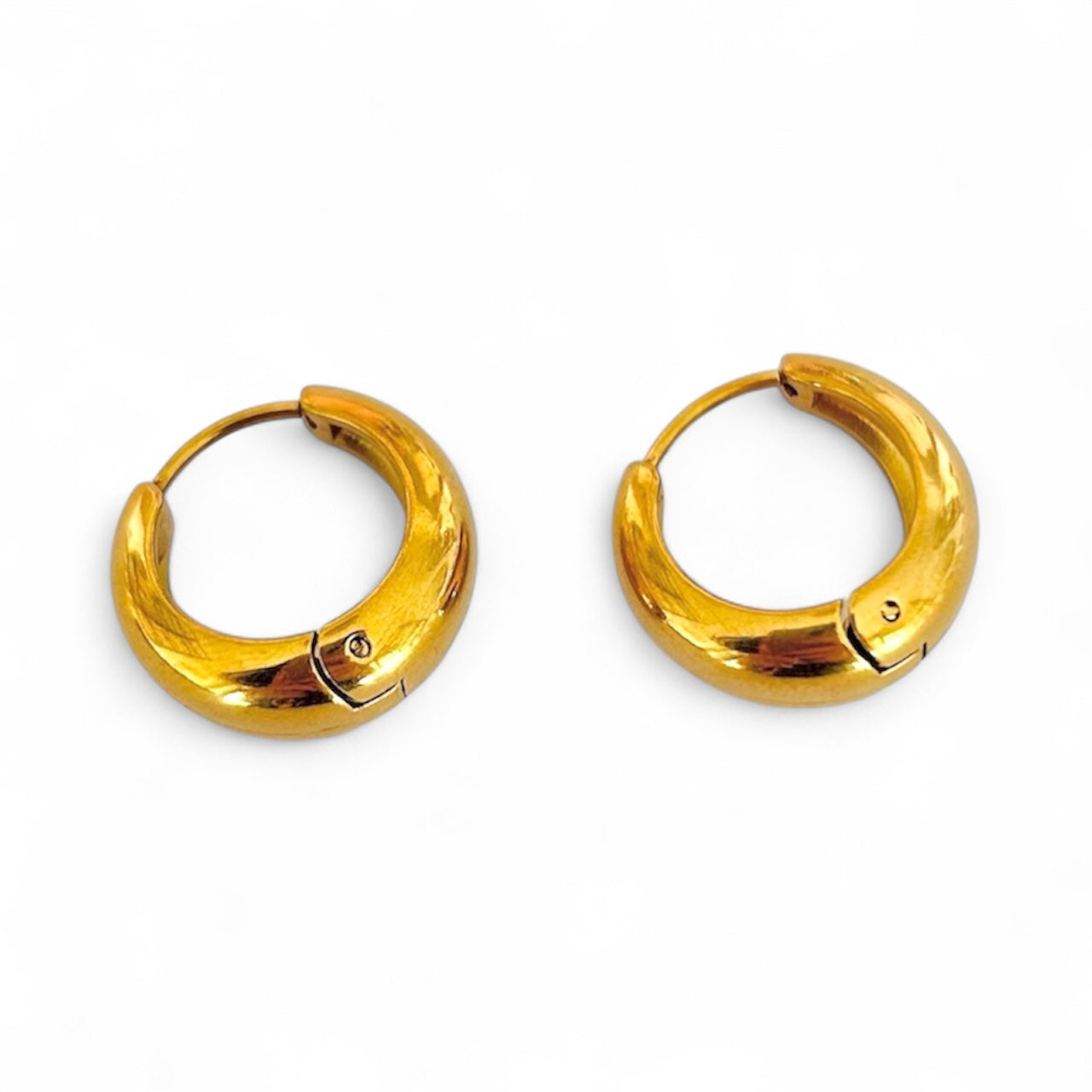 Hoops chicas doradas gruesas