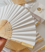 Abanicos boda personalizados (paquete)