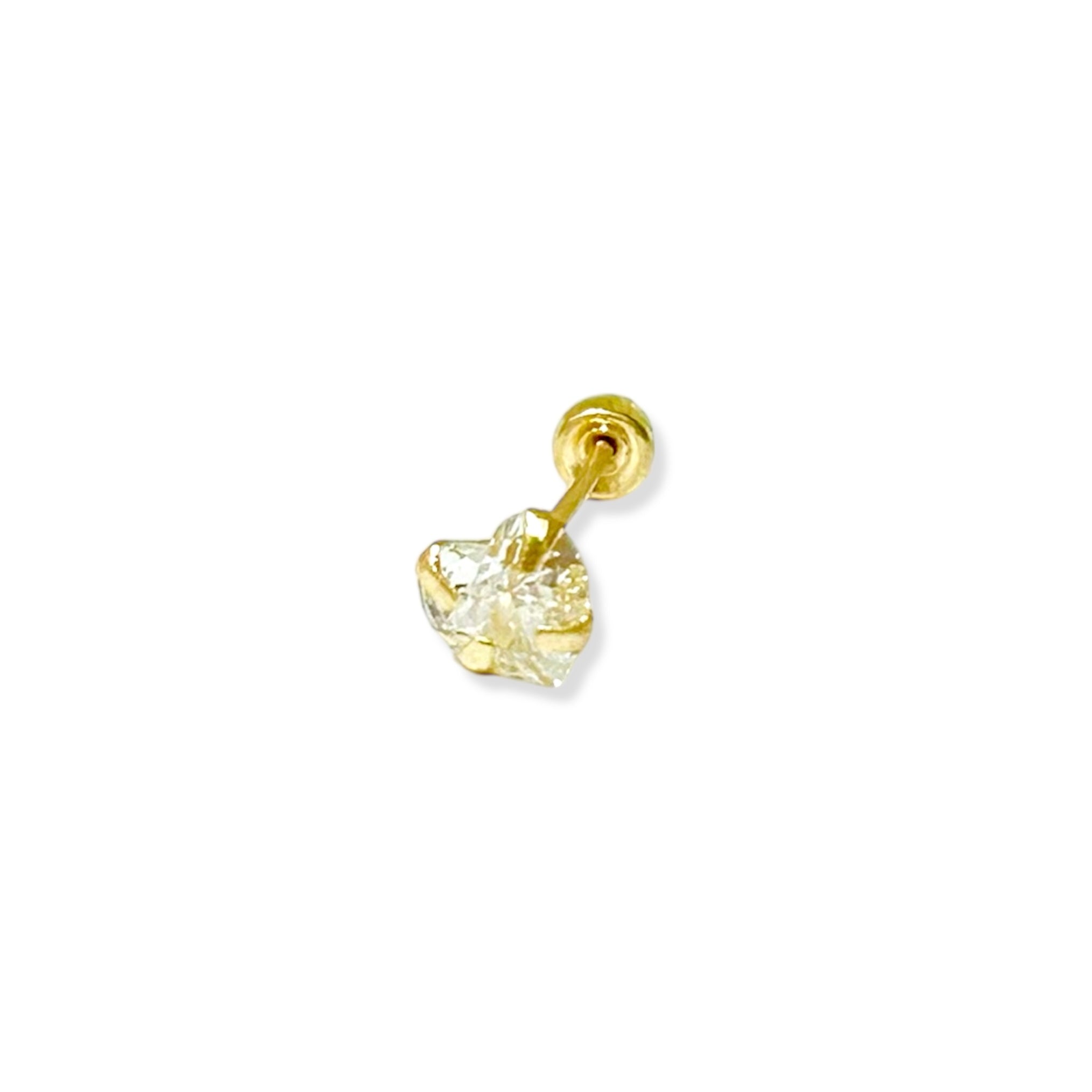 Piercing corazón circ Oro10K