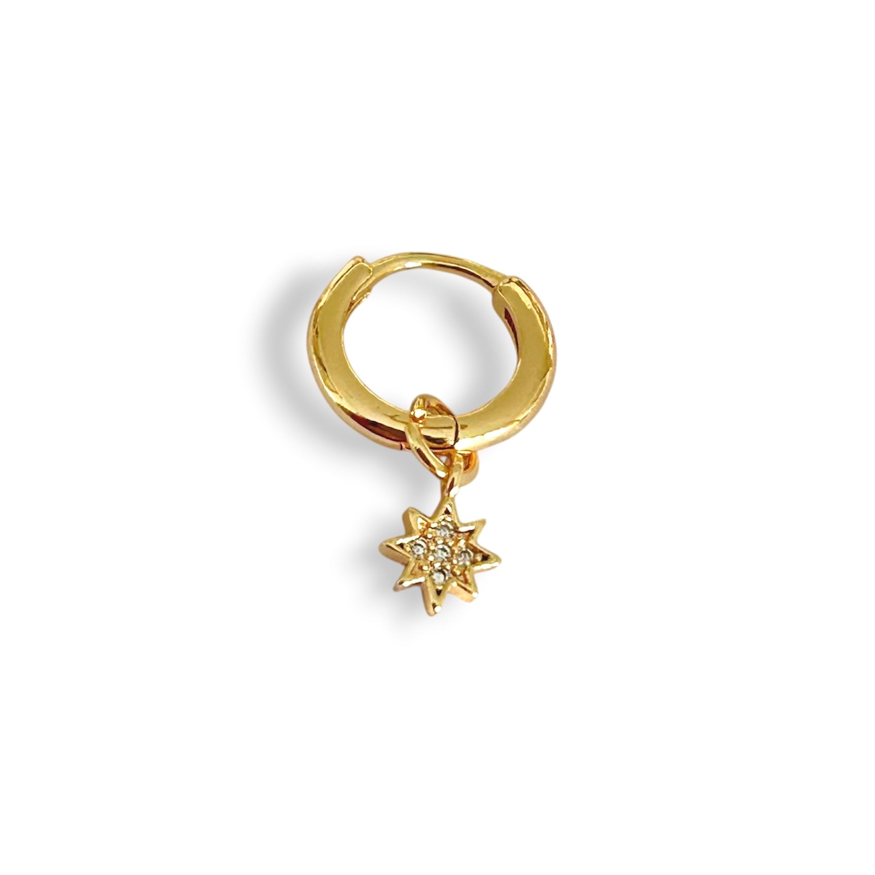 Piercing arracada flor zirc