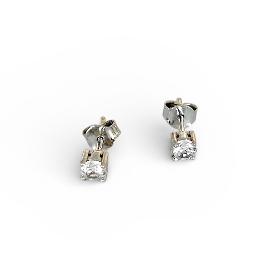 Aretes zirconia Plata.925
