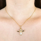 Cadena ángel zirconia