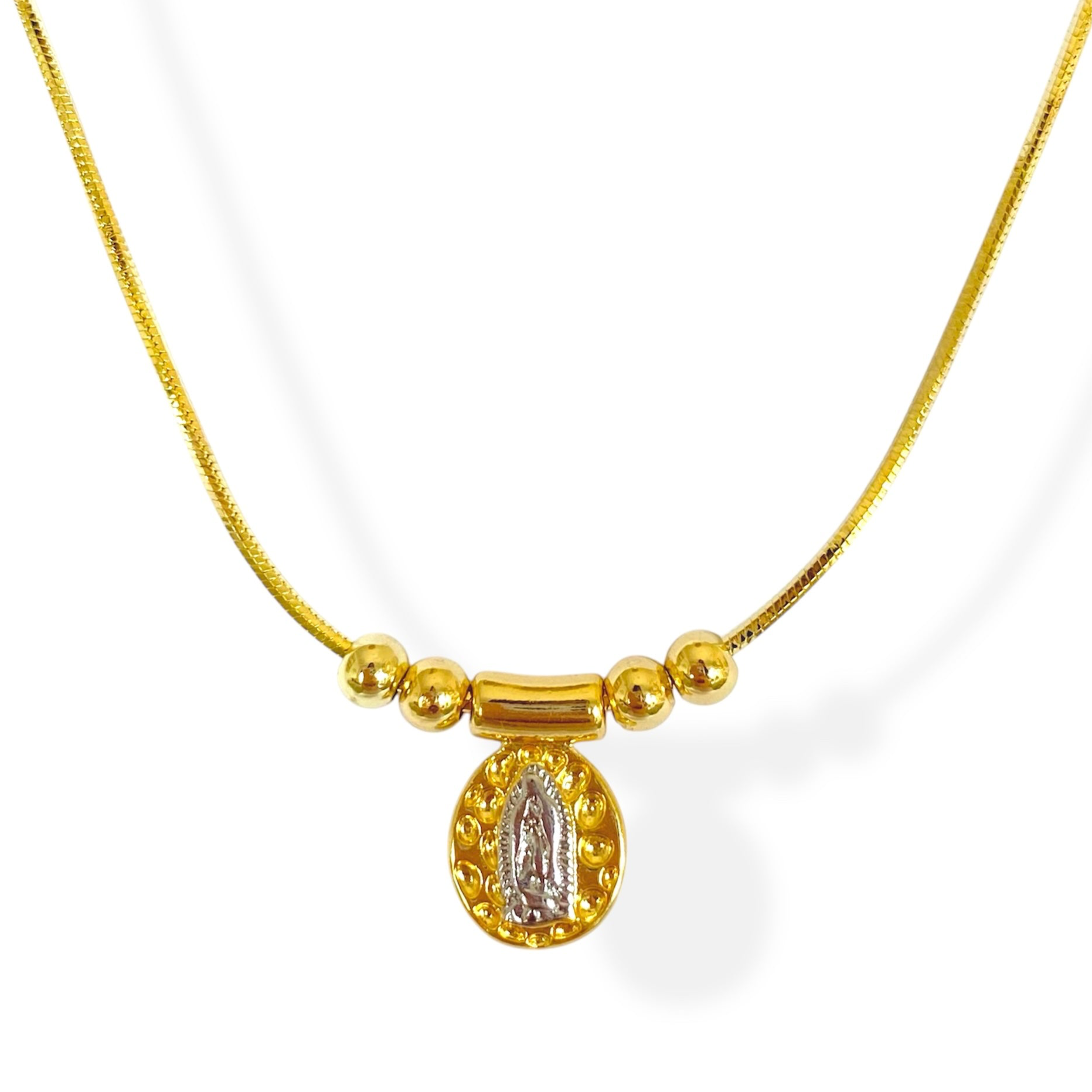 Cadena escapulario Virgen