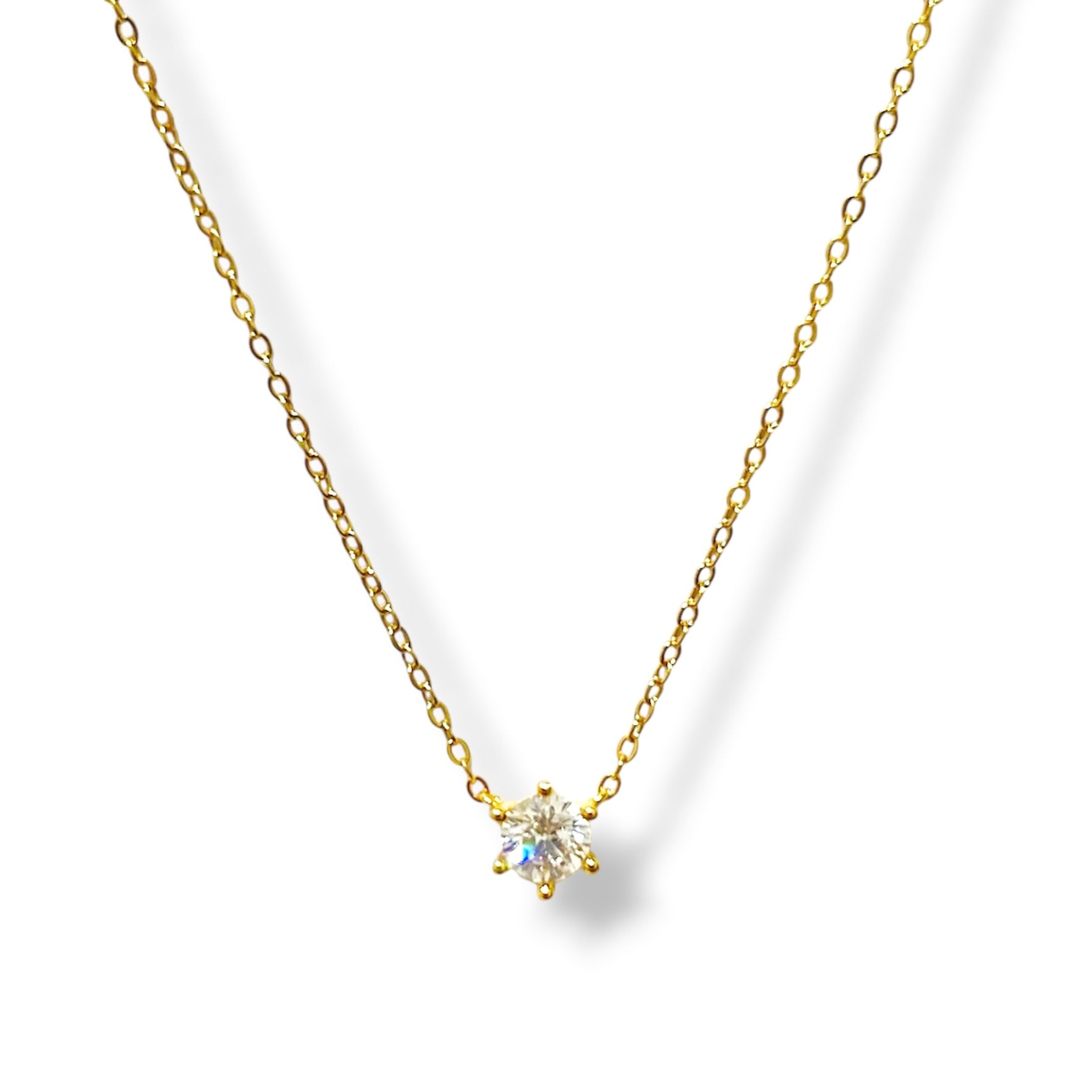 Cadena dije zirconia Plata.925