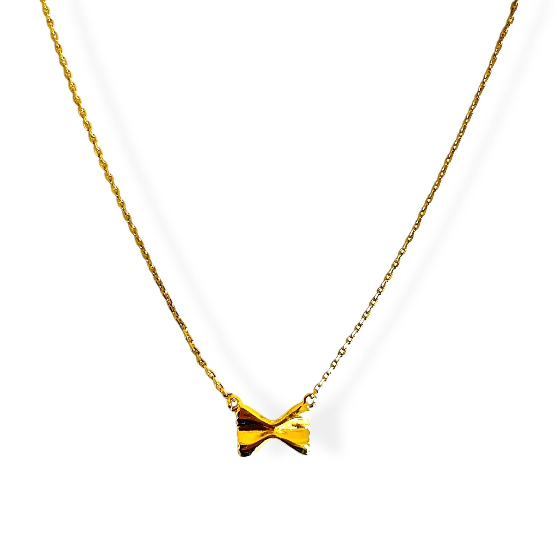 Cadena moño dorado