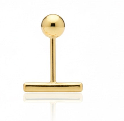 Piercing barra lisa Oro10K