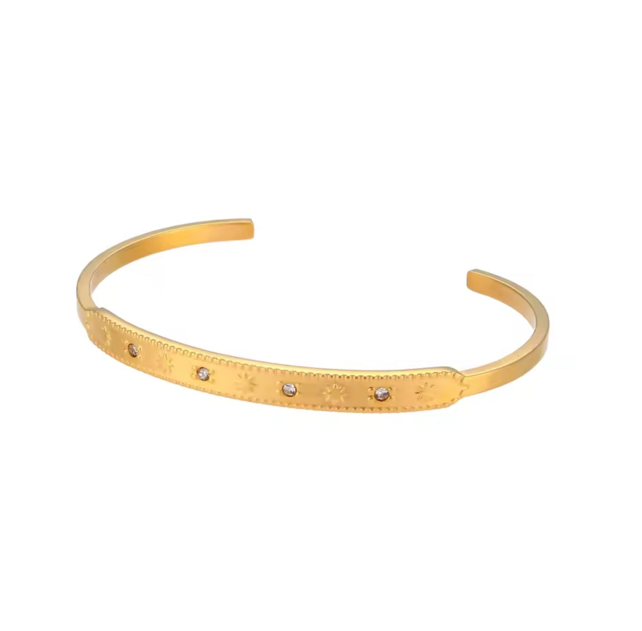 Brazalete dorado figuras