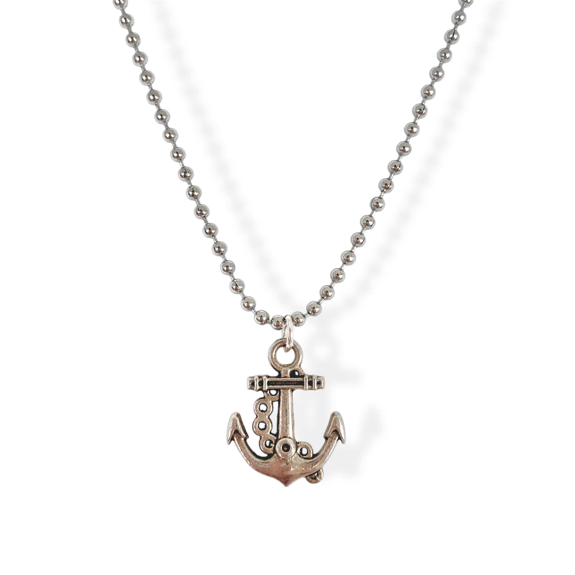 Cadena ancla plateada
