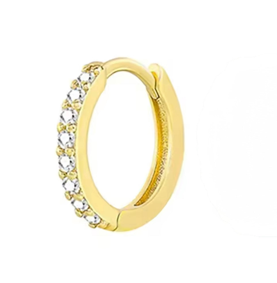 Piercing mini arracada zirc