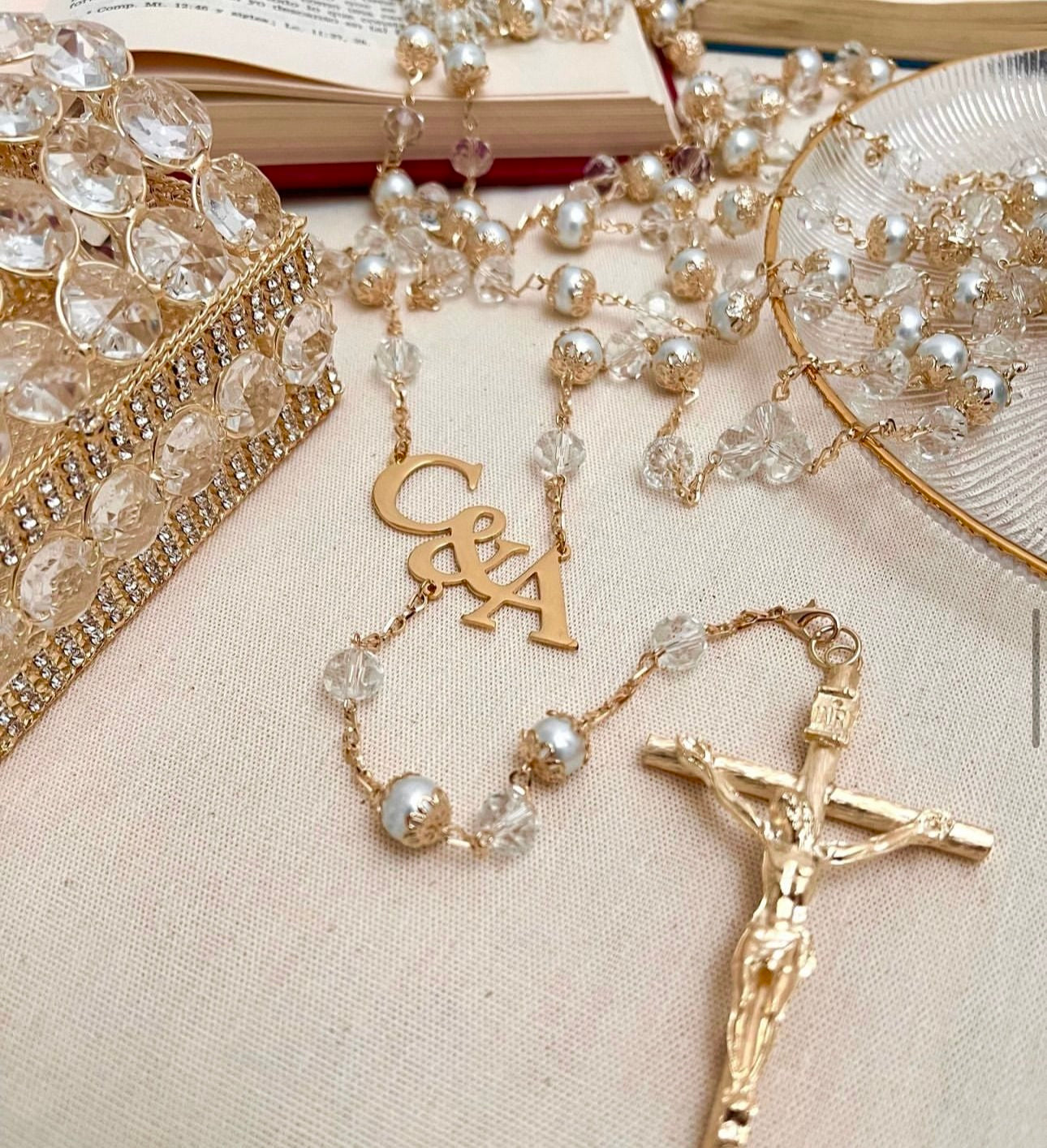 Lazo dorado personalizado