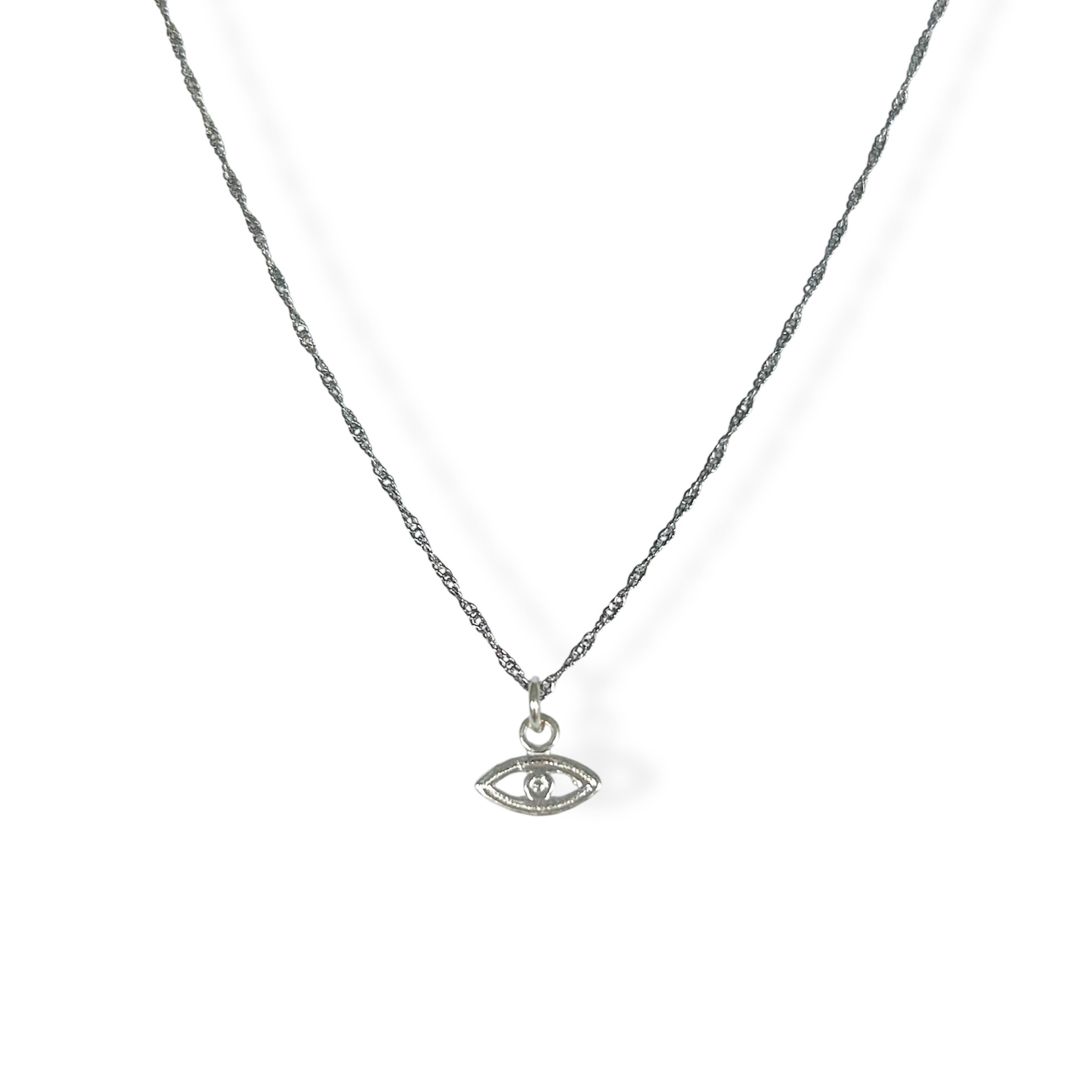 Cadena Plata ojo