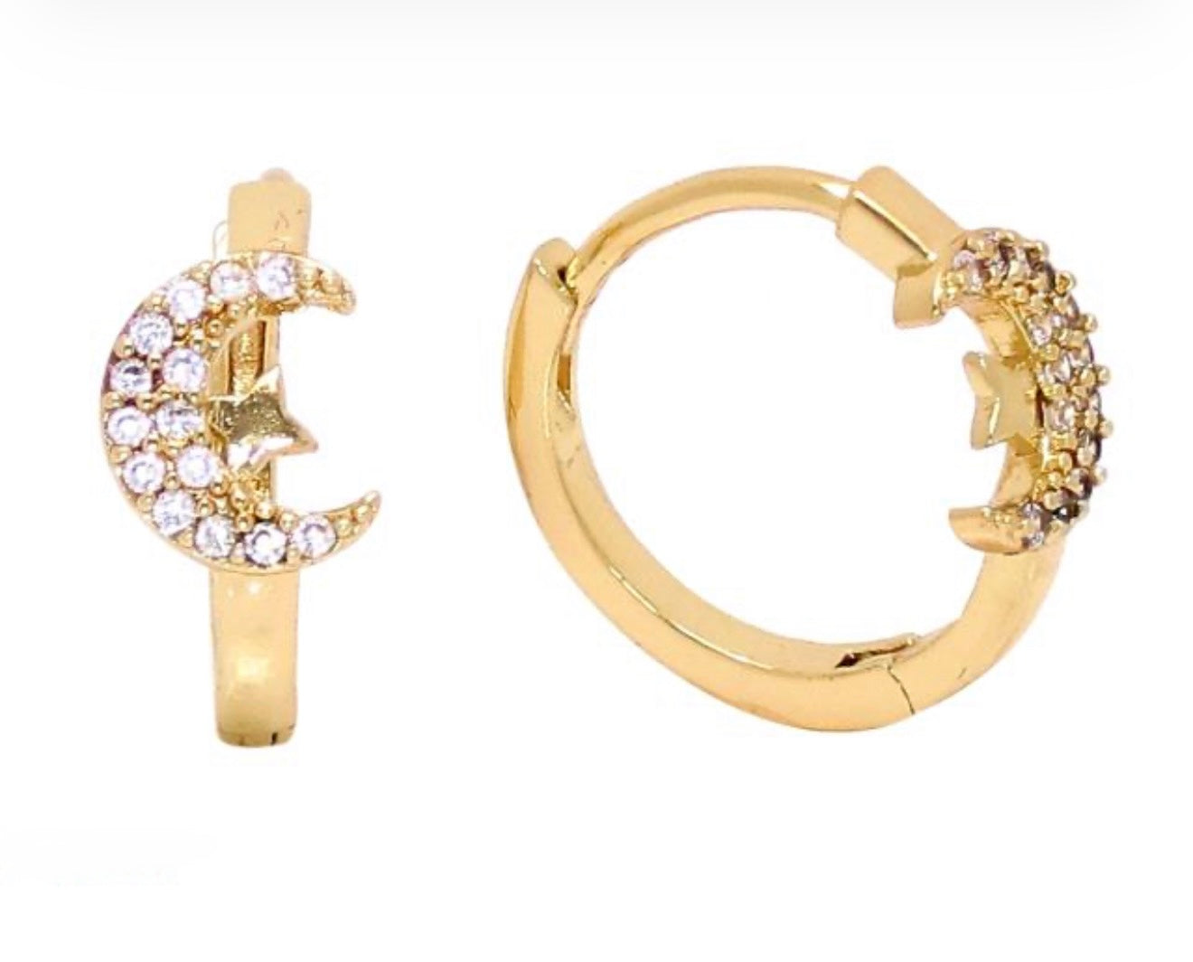 Moon zirc Hoops
