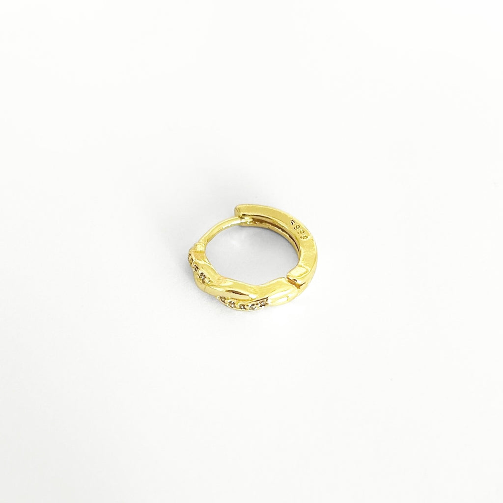 Piercing arracada zirc torcida