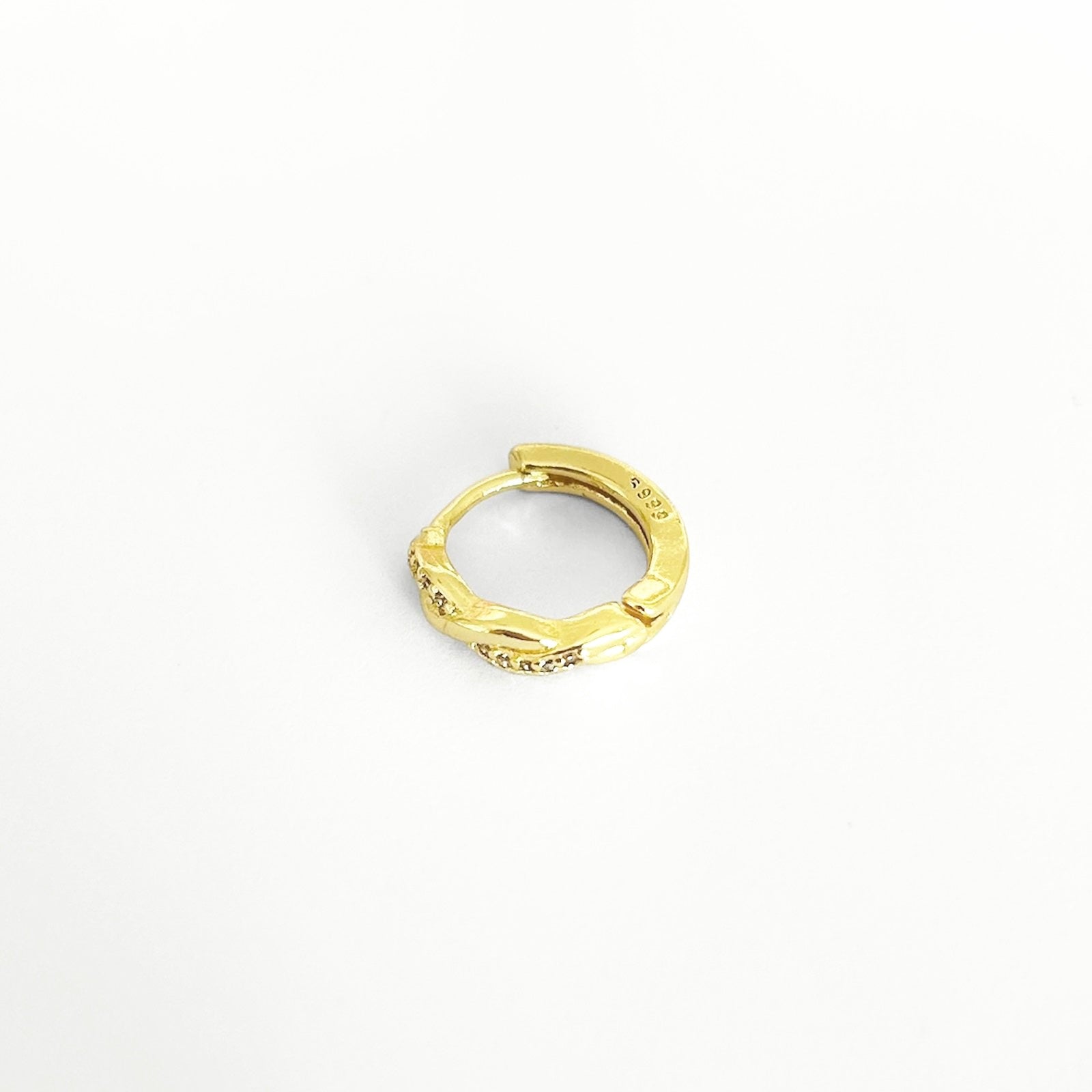 Piercing arracada zirc torcida