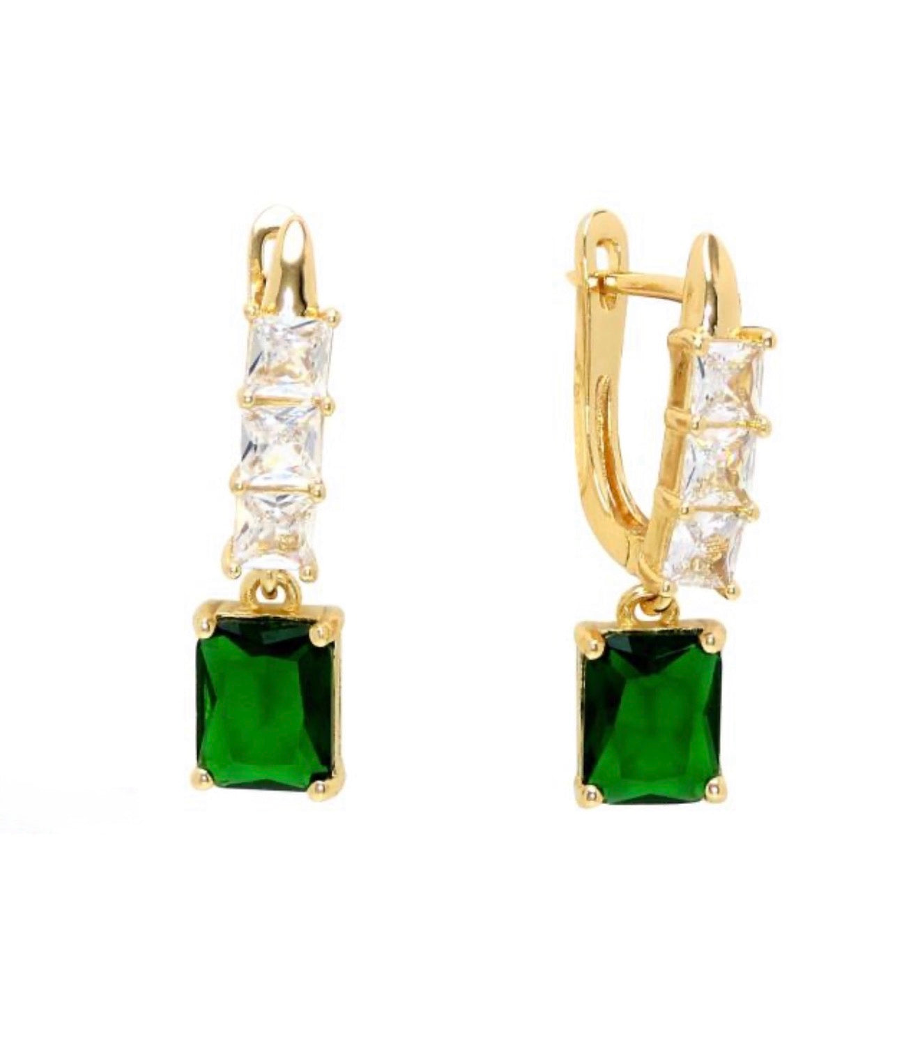 Emerald earrings