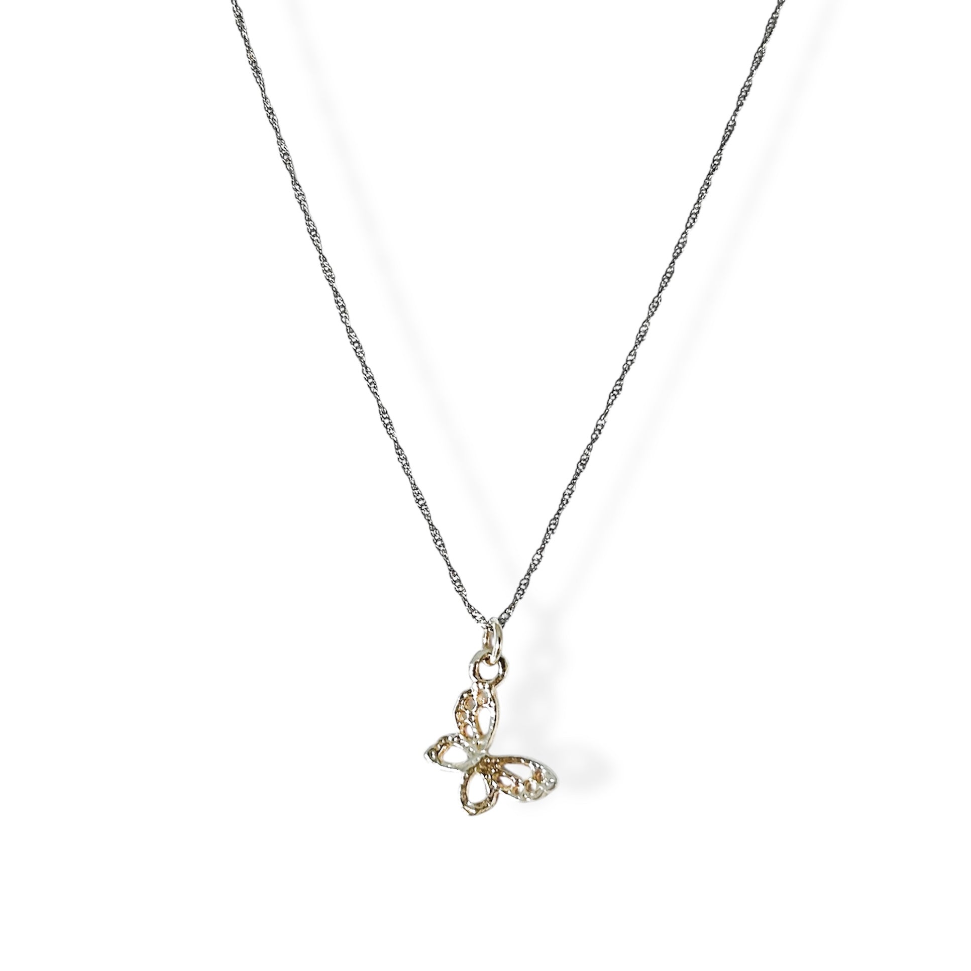 Cadena mariposa Plata