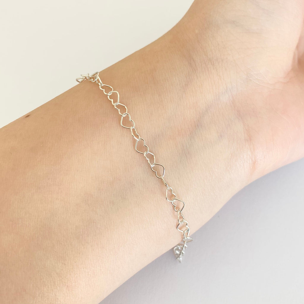 Heart Bracelet Silver