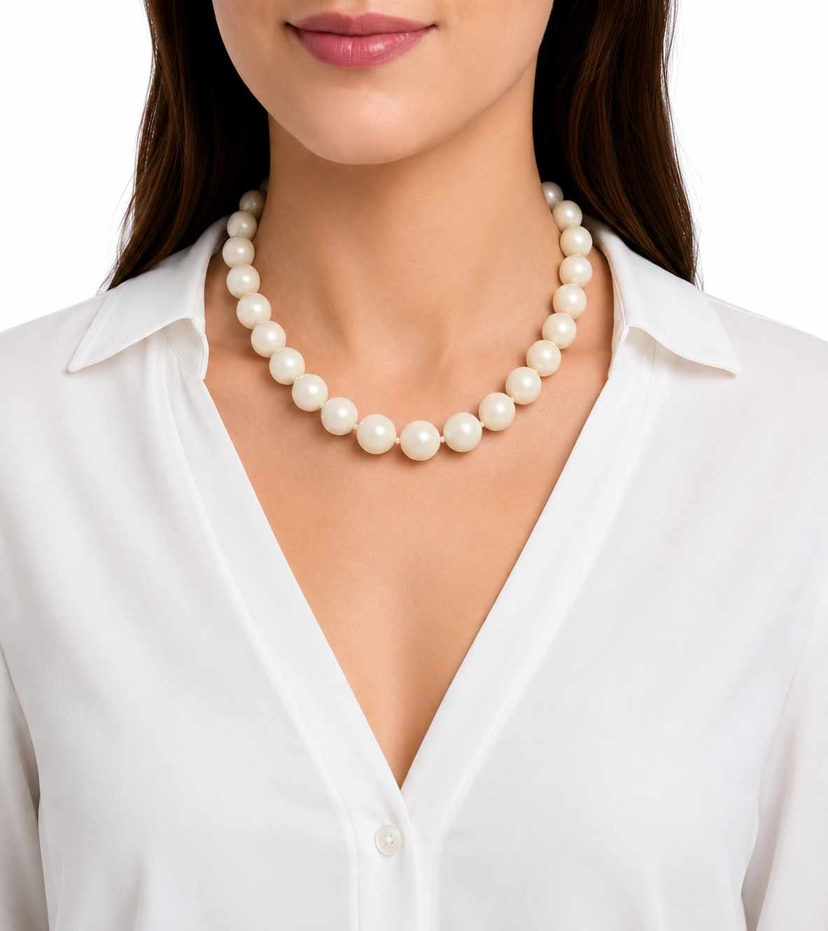 Collar Ginebra blanco