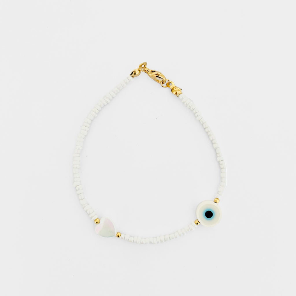 White Eye Bracelet