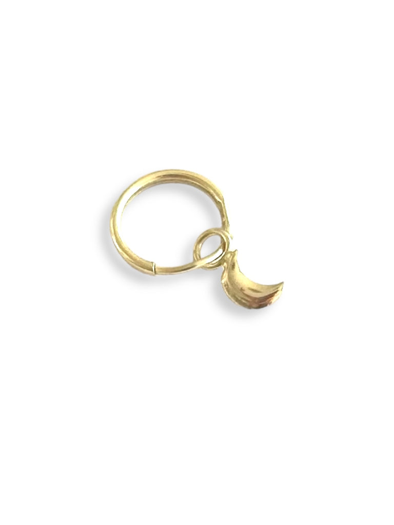 Piercing arracada luna Oro10K