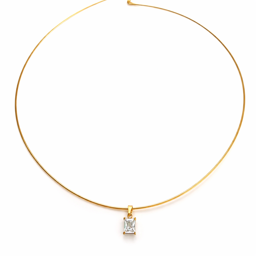 Gargantilla zirconia rec