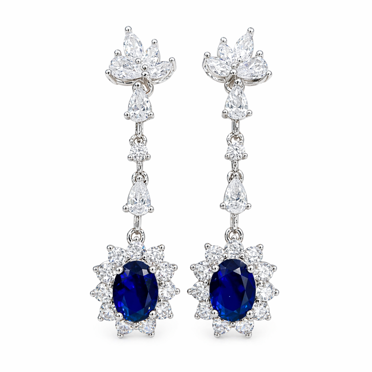 Something blue earrings