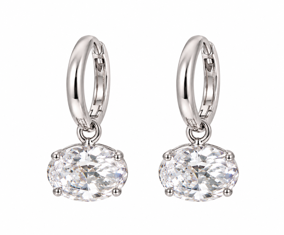 Marquese silver earrings