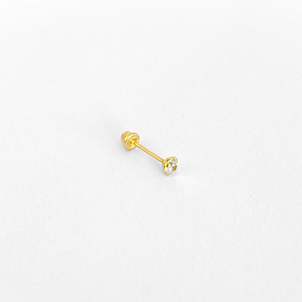 Piercing zirconia ORO 10k